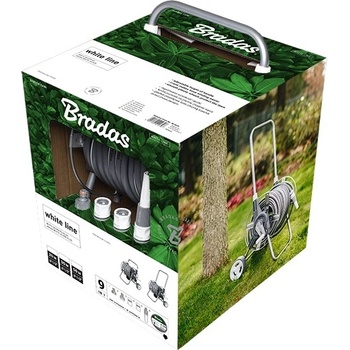 Bradas White Silver Plus WL-W2B50 pojazdný vozík kovový s hadicou 1/2" 50m