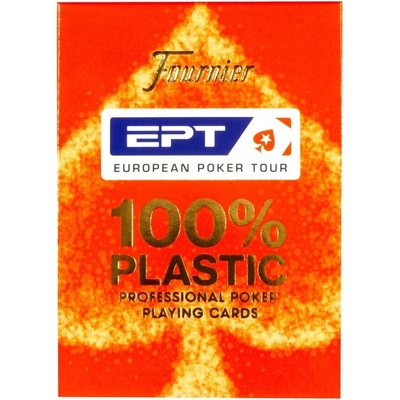 Fournier EPT Balíček kariet pre anglický poker 100 % Plastic