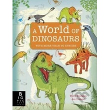 A World of Dinosaurs - Jonathan Tennant, Vicky Woodgate ilustrácie