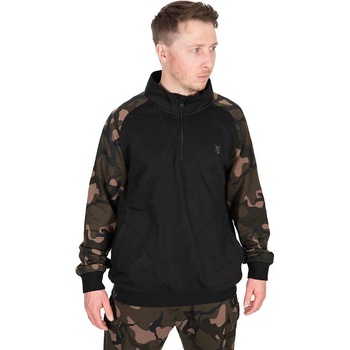 Fox International Fox Mikina LW Black Camo QTR Zip