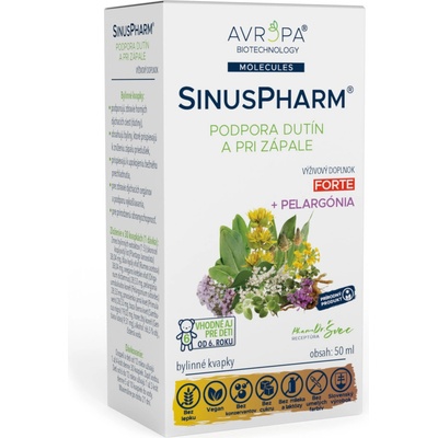 Avropa SinusPharm bylinné kvapky 50 ml
