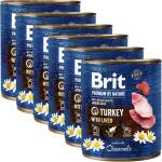 Brit Консерва Brit premium by Nature Junior Турция и Черен дроб 6 x 800 г