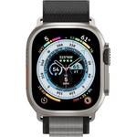 Next One Текстилна каишка за Apple Watch 42мм, 44мм, 45мм, 46мм, Ultra, Ultra 2 49мм - Next One Adventure Loop (сив) (AW-4549-ADV-GRAY)