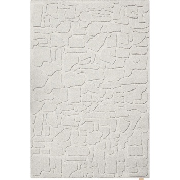 Agnella Светлосив вълнен килим 200x300 cm Morphic Dunes - Agnella (5901760398350)