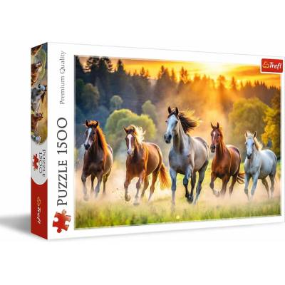 Trefl Divoké kone s 1500 dielov