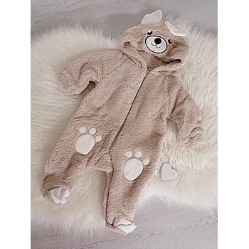 Overal na zimu macko béžové