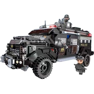 Qman Конструктор, Qman, MineCity, Брониран камион SWAT, 1250 части (Q11020)