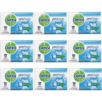 Dettol antibakteriálne pevné mydlo 9 x 100 g cool