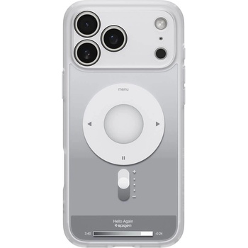 Spigen Хибриден кейс с висока степен на защита с MagSafe за iPhone 17 Pro - Spigen Ultra Hybrid MagSafe Classic Silver Case (сребрист) (ACS10355)