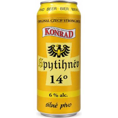 Konrad Vratislavice Spytihněv 14° 0,5 l (plech)
