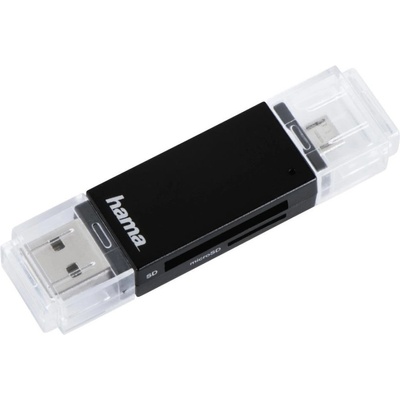 Hama Четец за карти HAMA 181056 USB2.0, SD/microSD черен (HAMA-181056)