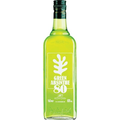Tunel Green Absinthe 80% 0,7 l (čistá fľaša)