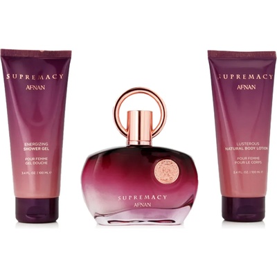 Afnan Supremacy Purple комплект за жени Eau de Parfum 100 ml + Душ гел 100 ml + Лосион за тяло 100 m