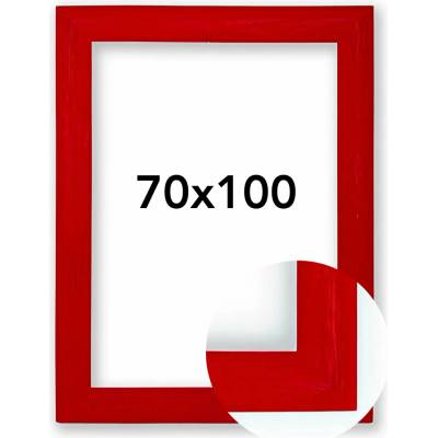 BFHM Fotorámeček RIO Rozměr: 70 x 100 cm, Barva: Červená, Typ zasklení: Plexi