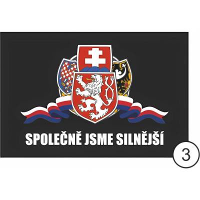 LIBEA, s.r.o. Autovlajka #Jízda Společně jsme silnější Rozměr: 20×30 cm