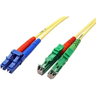 EFB O0937.25) Optický patch, LC-E2000/APC, 9/125 (single mode), 3mm, LSOH, duplex, 25m