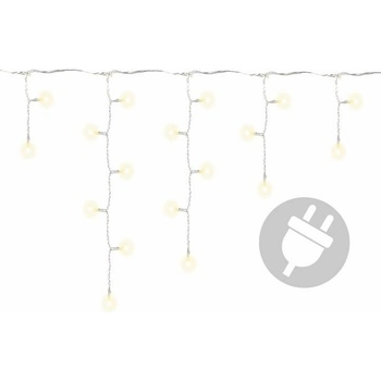 Nexos 211 Vianočný svetelný dážď 72 LED teple biela 2,7 m