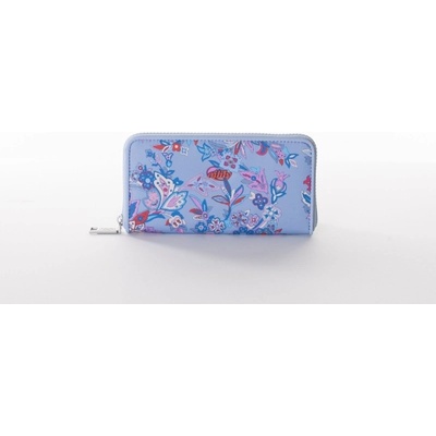 Oilily Flower Festival Zip Wallet Dámská 19 5 cm Dusk Blue