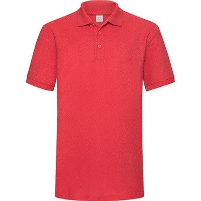 Fruit of the Loom pánska polokošeľa red