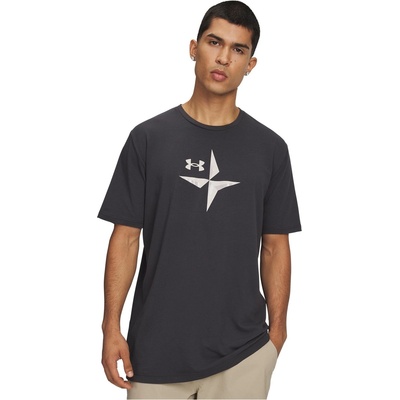 Under Armour Тениска Under Armour Men's Short Sleeve Performance T-Shirt - Grey/White