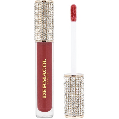 Dermacol Diamond Edition Peptide Lip Glaze ošetrujúci lesk na pery s peptidmi 05 Hot Affair 2,5 ml