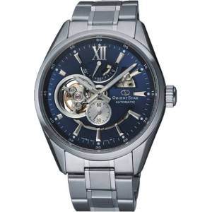 Orient Star RE-AV0003L Мъжки часовник - Автоматичен, Син Циферблат, Полу-Скелетон, 41мм, Резерв 50ч, 100м Водоуст Часовници