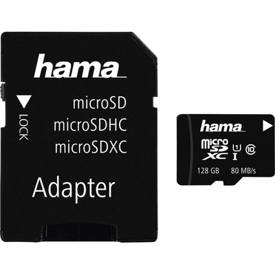 Hama microSDXC 128GB Class 10 124158