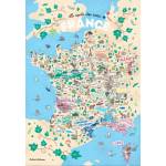 Grafika Art Puzzle - Puzzle Wines of France - 1 000 piese