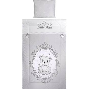 Lorelli Спален комплект от 3 части - Cosy, Мече, сив 10420015903