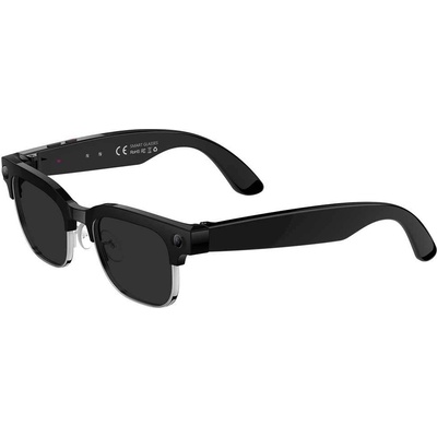 W630 Смарт очила с AI -За iPhone & Android, Превод 25+ езика, камера, снимки, видео и обаждания в реално време, активация с глас, IP66