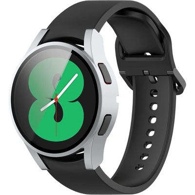 VSETKONAMOBIL Ochranný kryt s tvrdeným sklom pre Samsung Galaxy Watch 4 40mm strieborný 34754