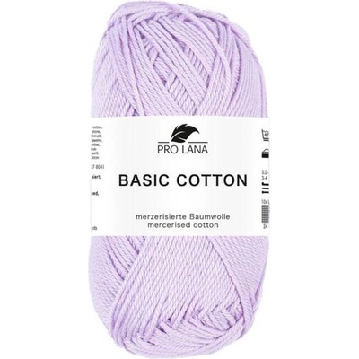 Basic Cotton bavlněná příze Pro Lana barva 243 fialova 50 g 125 m