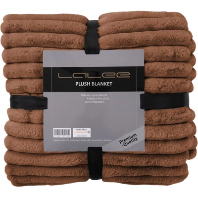 Lalee Одеяло Plush Blanket PLB 500, 150x200, шоколад (PLB500CHO150200)