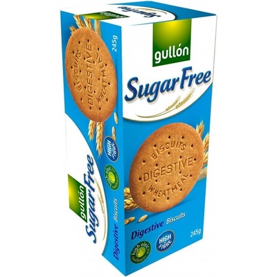 Sušienky celozrnné Digestive bez cukru Gullón 245 g