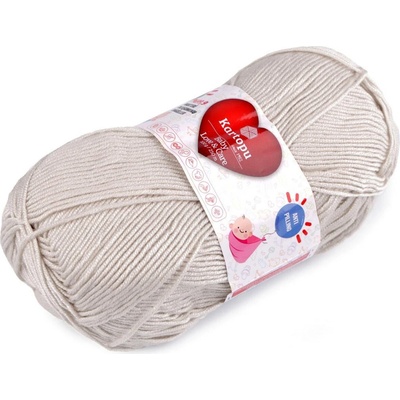 Pletací příze Baby Love a Care 100 g Varianta: 20 (945) šedobéžová, Balení: 1 ks 49576/120717/239037