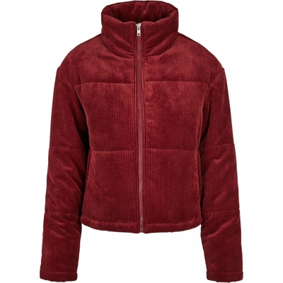 Urban Classics Puffer červená vínová