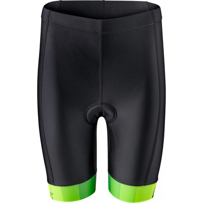 dětské cyklistické kraťasy FORCE KID VICTORY do pasu s vložkou zelené