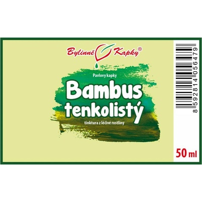 Bambus tenkolistý tcm pavlovy bylinné kvapky tinktúra 50 ml