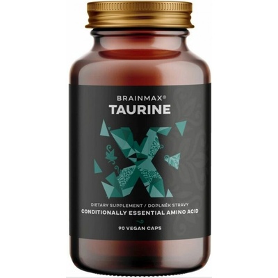 BrainMax Taurine taurín 825 mg 90 rastlinných kapsúl