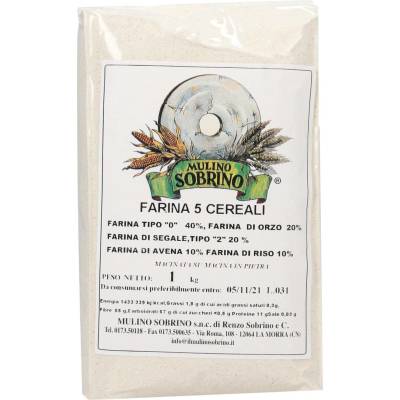 Mulino Sobrino Bio 5zrnná mouka 0,9 kg