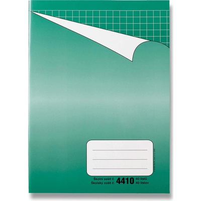 BOBO BLOK školní sešit 4410 čtverečkovaný čistý – Zbozi.Blesk.cz