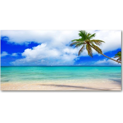Foto obraz sklenený horizontálny Karigská pláž 100x50 cm