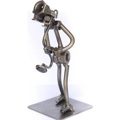 Kovová figurka Saxofonista 17 cm