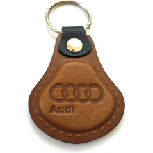 Prívesok na kľúče Auto Two M Kožená Audi hnedá