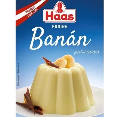 HAAS puding banánová příchuť 37g