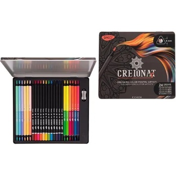 DACO Цветни моливи daco метална кутия 36 цв