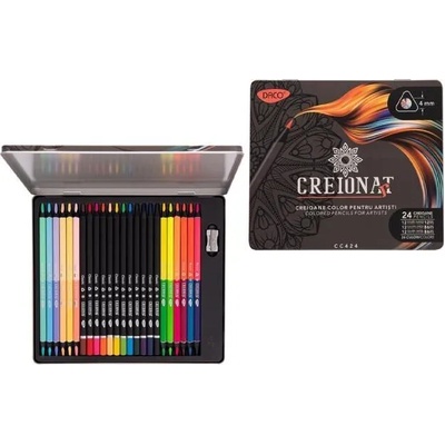 DACO Цветни моливи daco метална кутия 36 цв