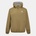 AQUASCUTUM Men's Reversible Check Hooded Long Sleeve Rain Anorak - Khaki