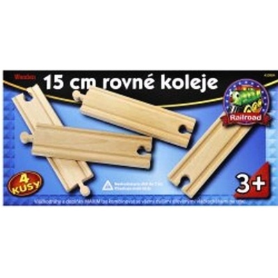 Mašinka Tomáš koľajnice rovné 15cm 4 ks