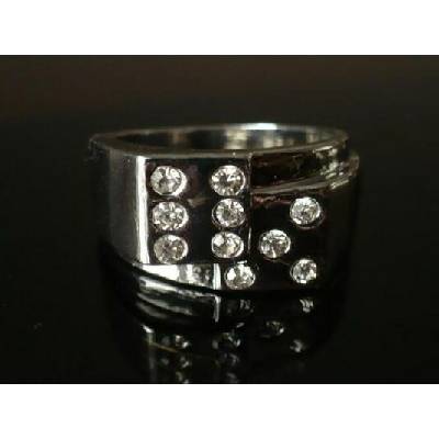 Blingstar Prsten DICE Diamond s kostkami R135 zirkony kostka